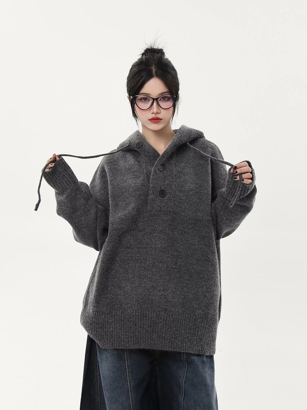 【25s Jul.】Cleanfit Hooded Knit Sweater for Fall/Winter