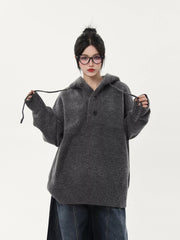 【25s Jul.】Cleanfit Hooded Knit Sweater for Fall/Winter