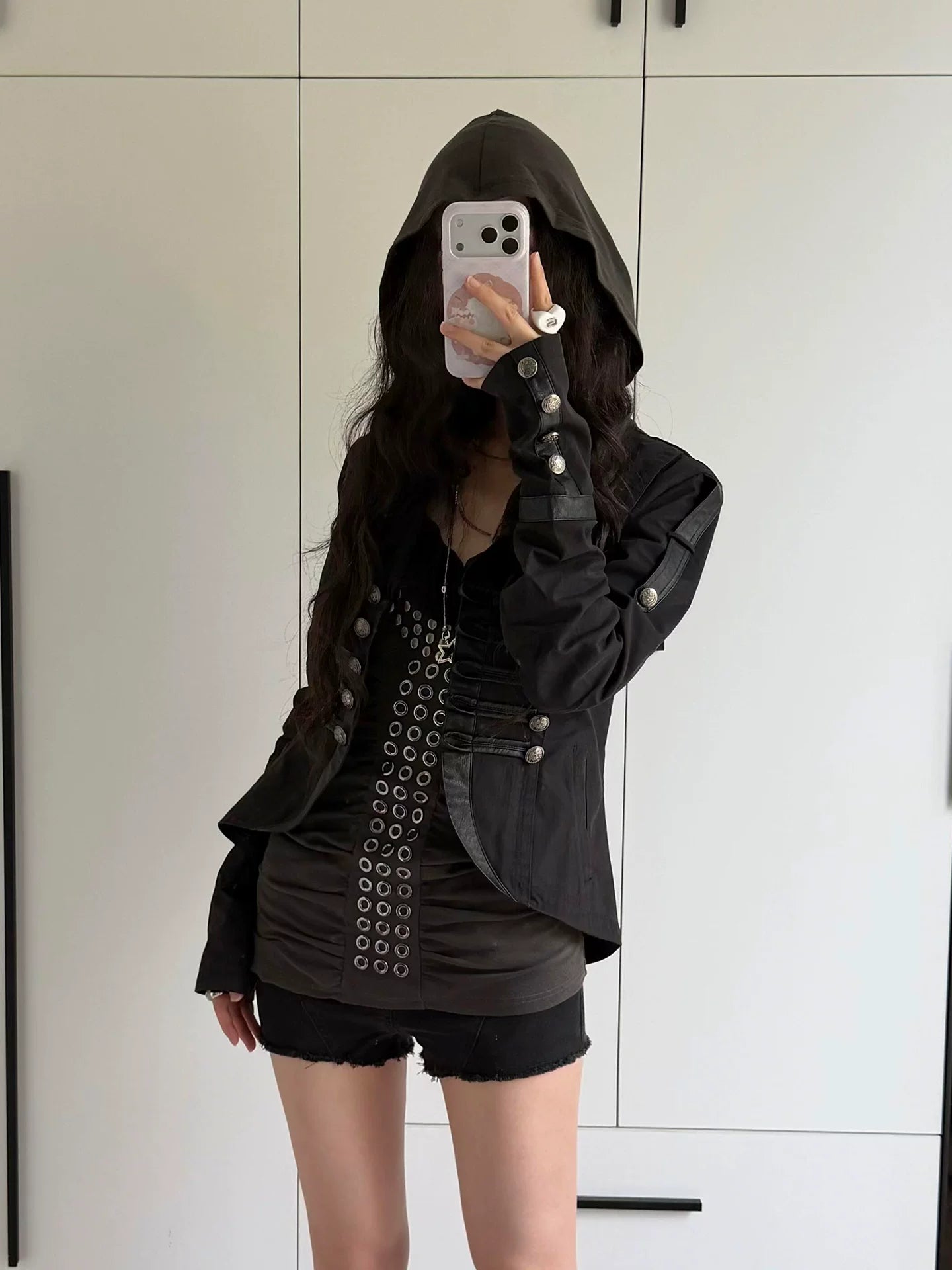 Napoleon Double-Breasted Moto Jacket