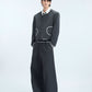 【25s Oct.】Contrast Color Elegant Chanel Style Jacket/Scimitar Pants