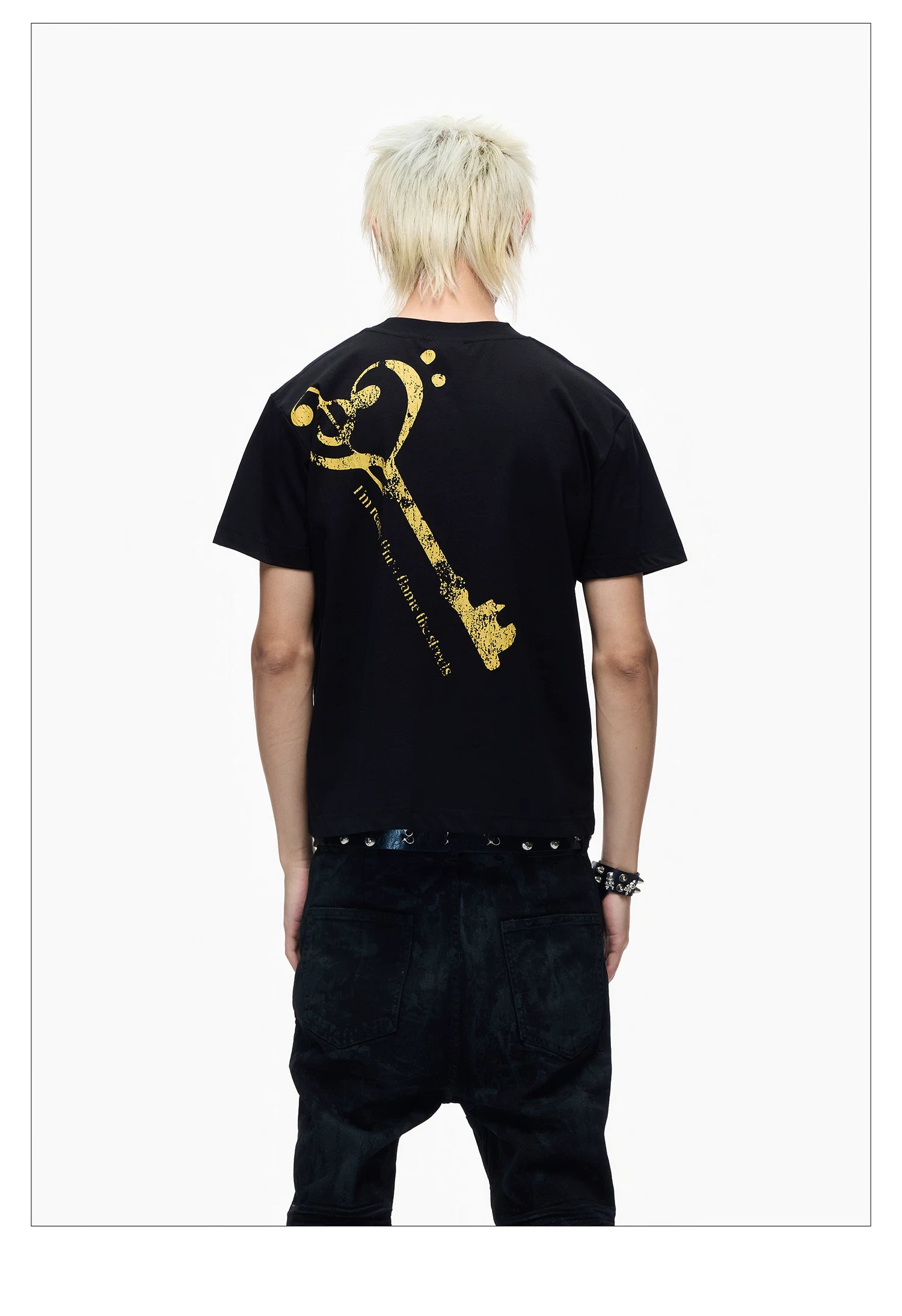 Vintage Rock Band Graphic Cropped Tee
