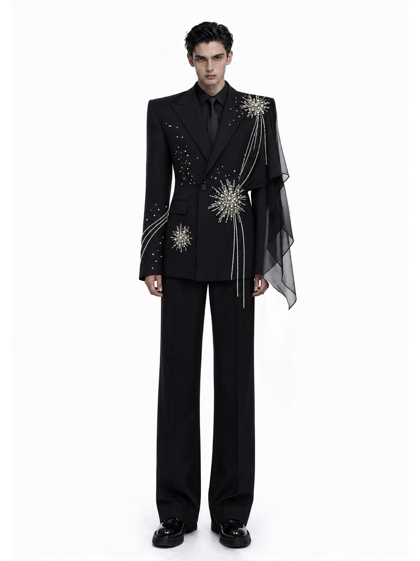 Starburst Sculpted Waist Blazer