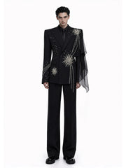 Starburst Sculpted Waist Blazer