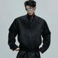 Python Textured Leather Fashion Jacket