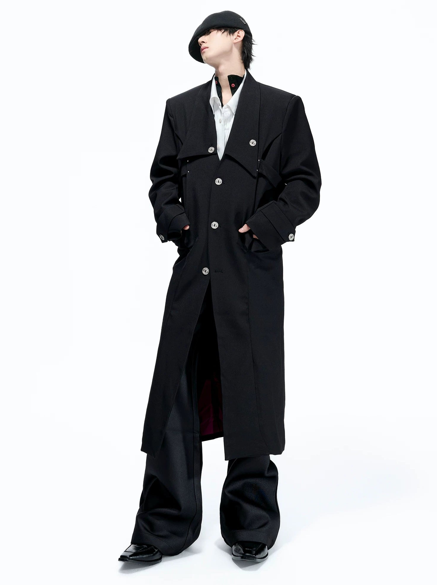 Deconstructed Multi-Form Long Coat