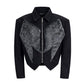 【25s Aug.】Red Snake Print Faux Fur Jacket