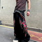 【25s Jun.】Vintage Thorn Embroidery Jeans