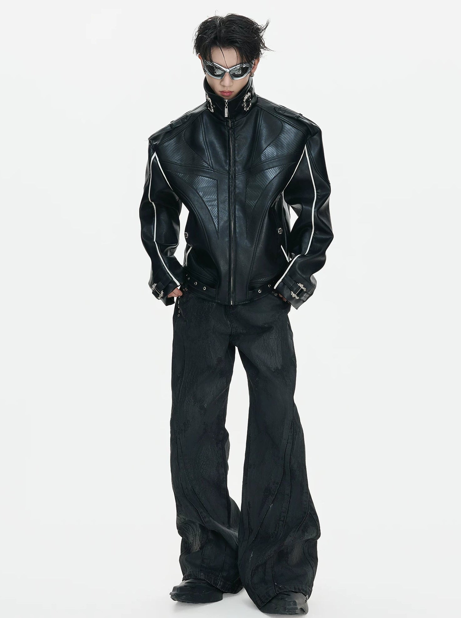 【26s Mar.】Carbon-Boned Royal Buckle Leather Jacket