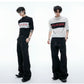 【25s Aug.】Mesh Elastic Slim Fit Embroidered Bottoming Shirt