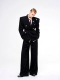 【25s Oct.】High-end Luxury Metal Brooch Suit / Pants