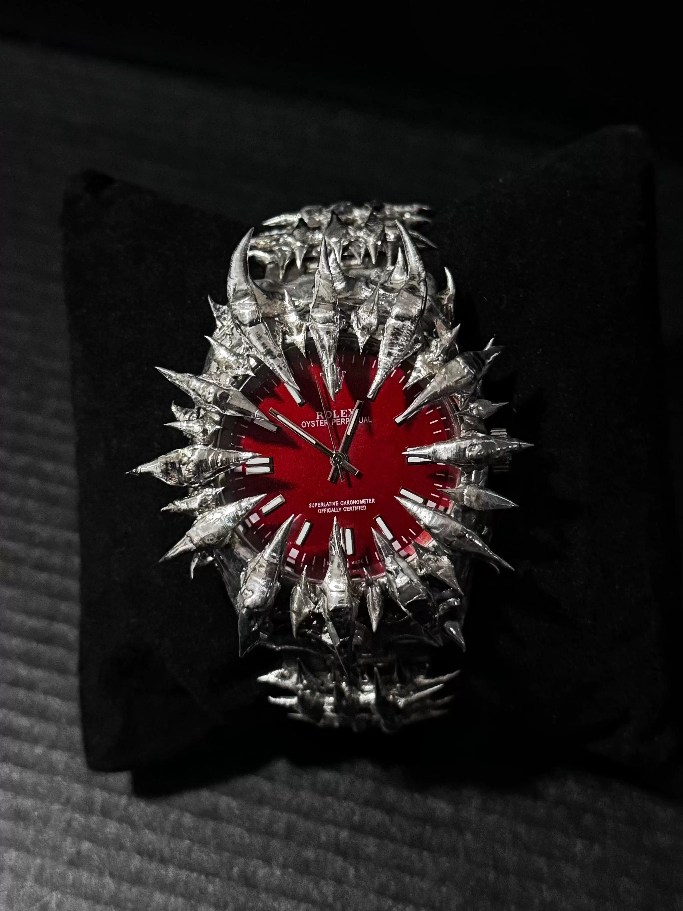 Handcrafted Vampire Dragon Scale Watch