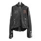 【25s Aug.】Patchwork Deconstructed Hooded Zip-Up Jacket