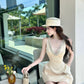 【25s Aug.】Diamond V-neck Suspender Dress