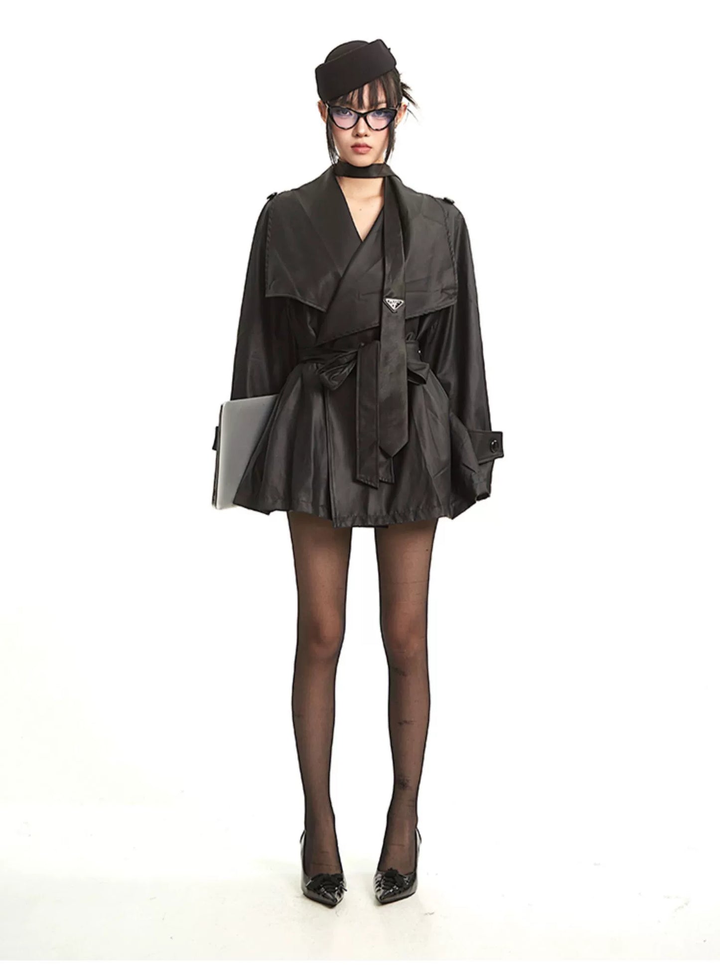 Elegant and Simple Long/short Trench Coat