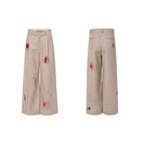 【25s Oct.】Elegant Bloodstained Vertical Striped Suit/Pants