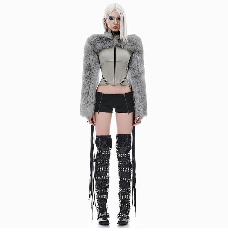 【26s Feb.】Cyber Fur Zip Jacket