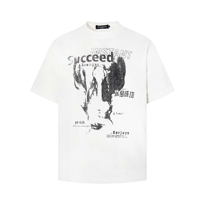 Animal Graphic Letter Oversized Tee