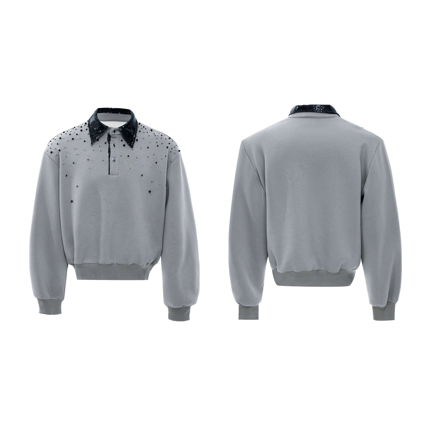 【25s Sep.】"Stars" Pearl Sequin Sweatshirt