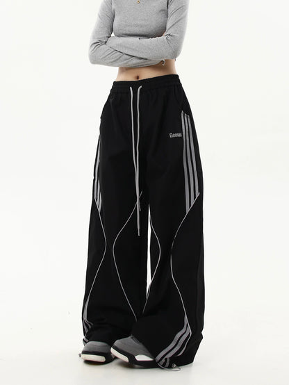 【25s Jul.】Vintage Stripe Deconstructed Sweatpants