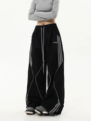 【25s Jul.】Vintage Stripe Deconstructed Sweatpants