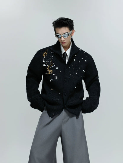 【25s Oct.】French Sequin Fashion Knitted Sweater