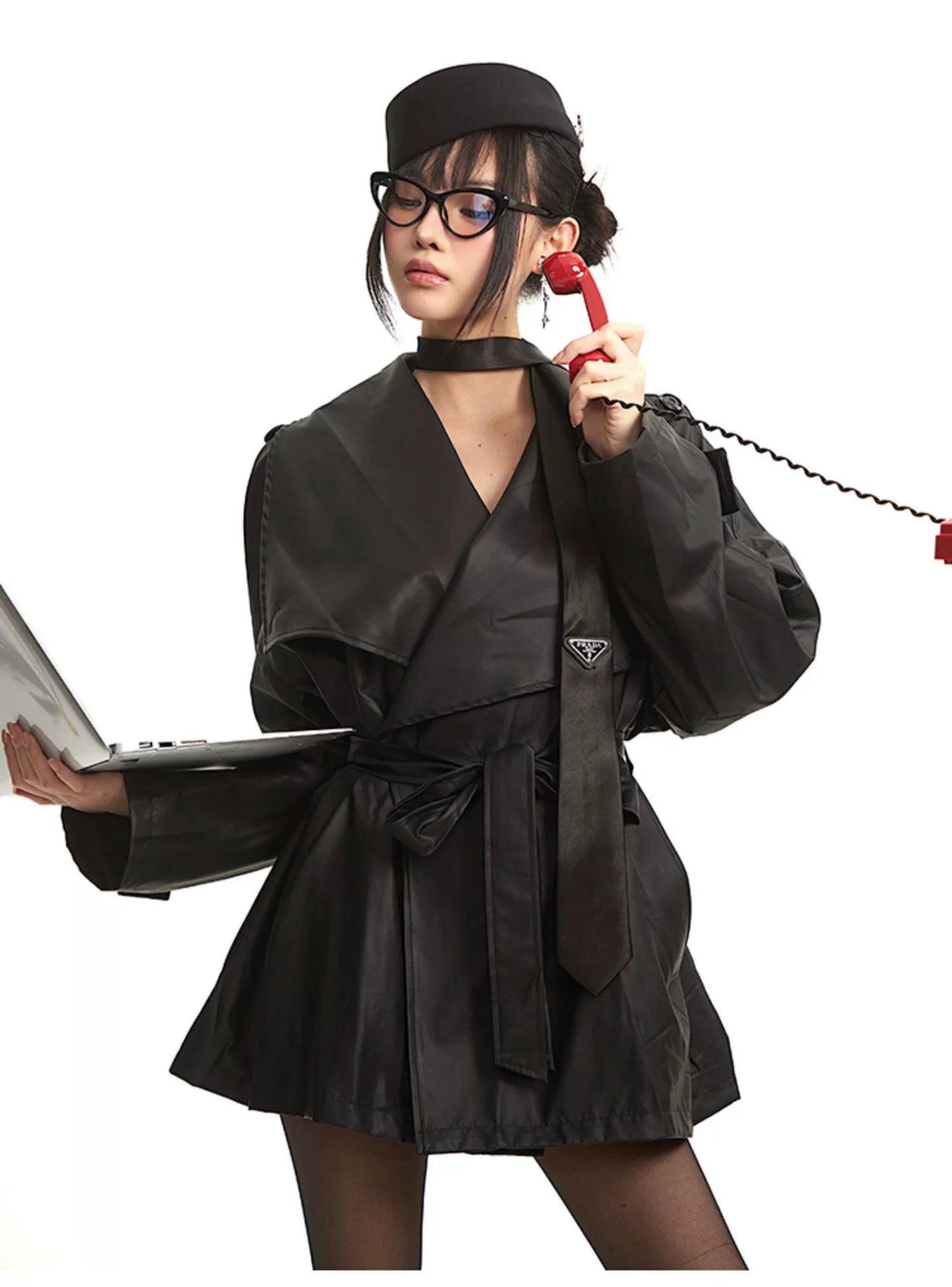 Elegant and Simple Long/short Trench Coat