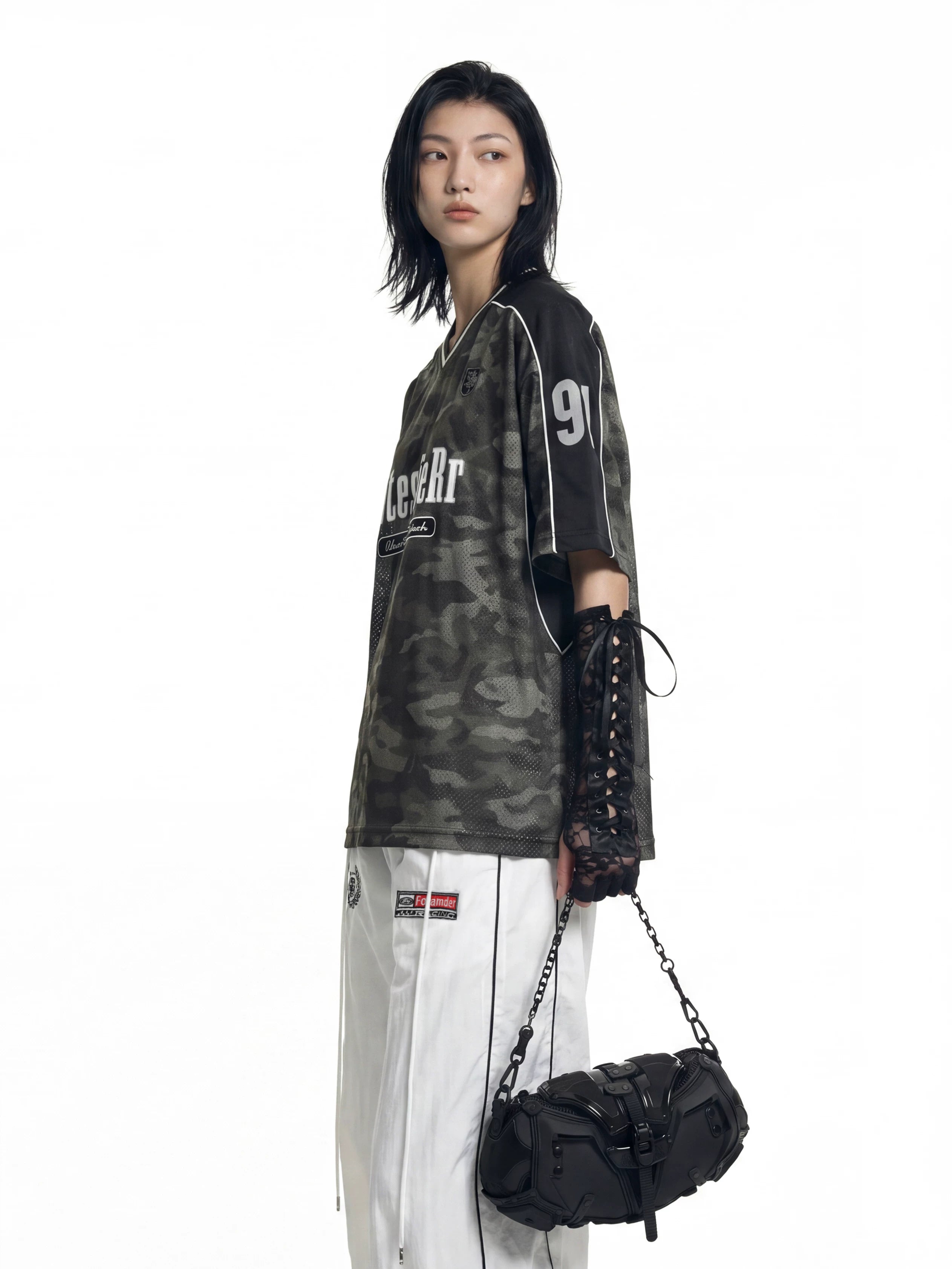 Camo Panel Jersey Street Tee