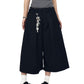 【25s 】Pleated Wide Leg Casual Cropped Trousers