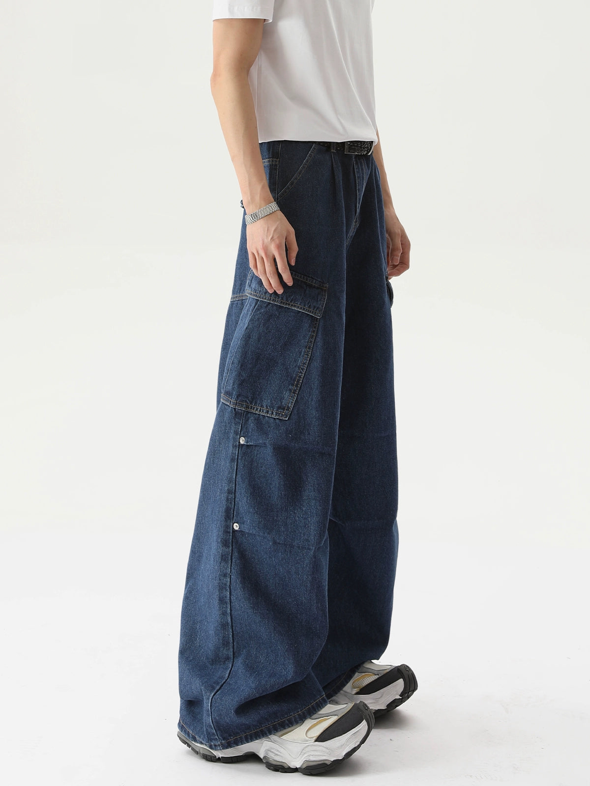 【25s Jun.】Camo Utility Pocket Wide-Leg Jeans