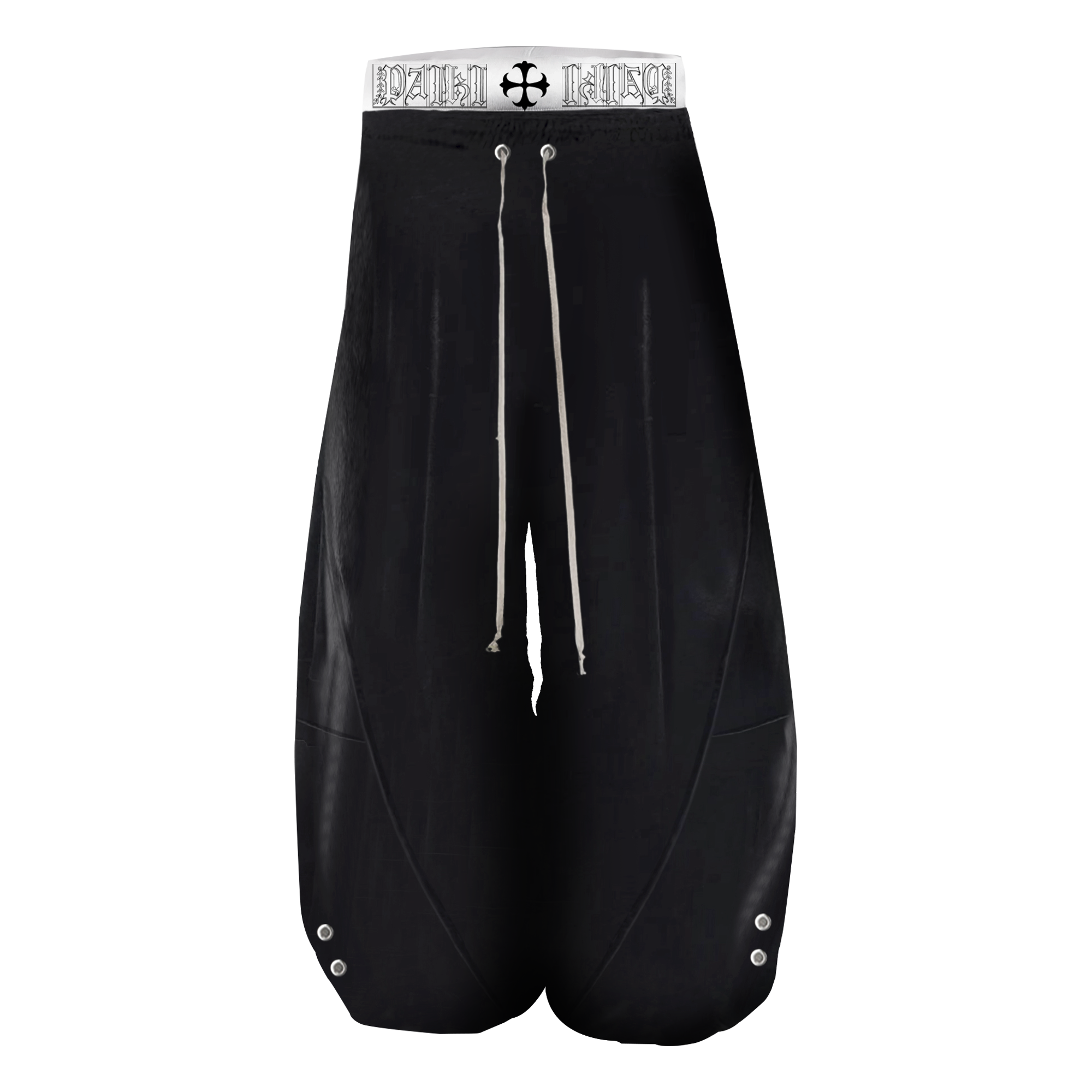 【26s Jan.】Boxing Velvet Curved Wide-Leg Denim Pants