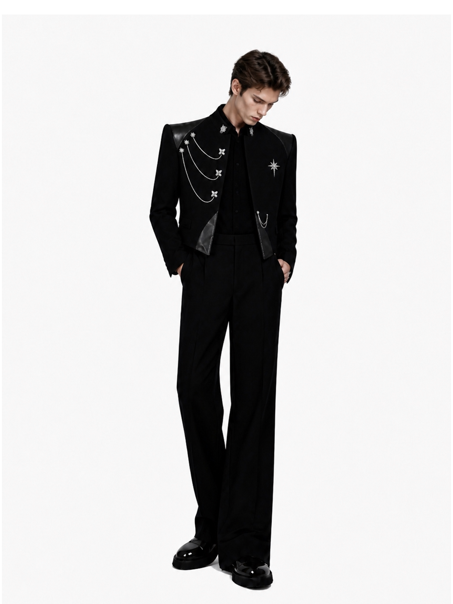 Starfish Sculpted Cropped Blazer