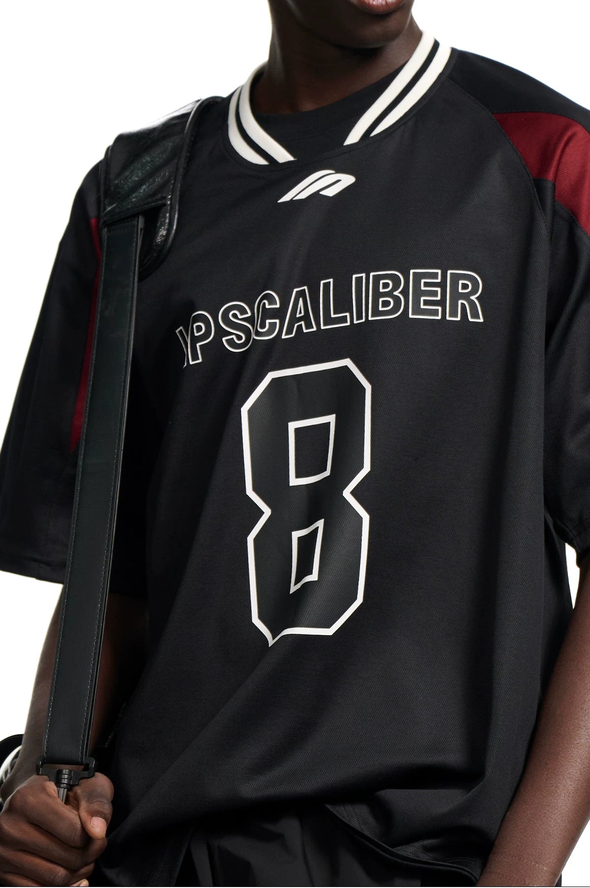 Retro Number Contrast Jersey Tee