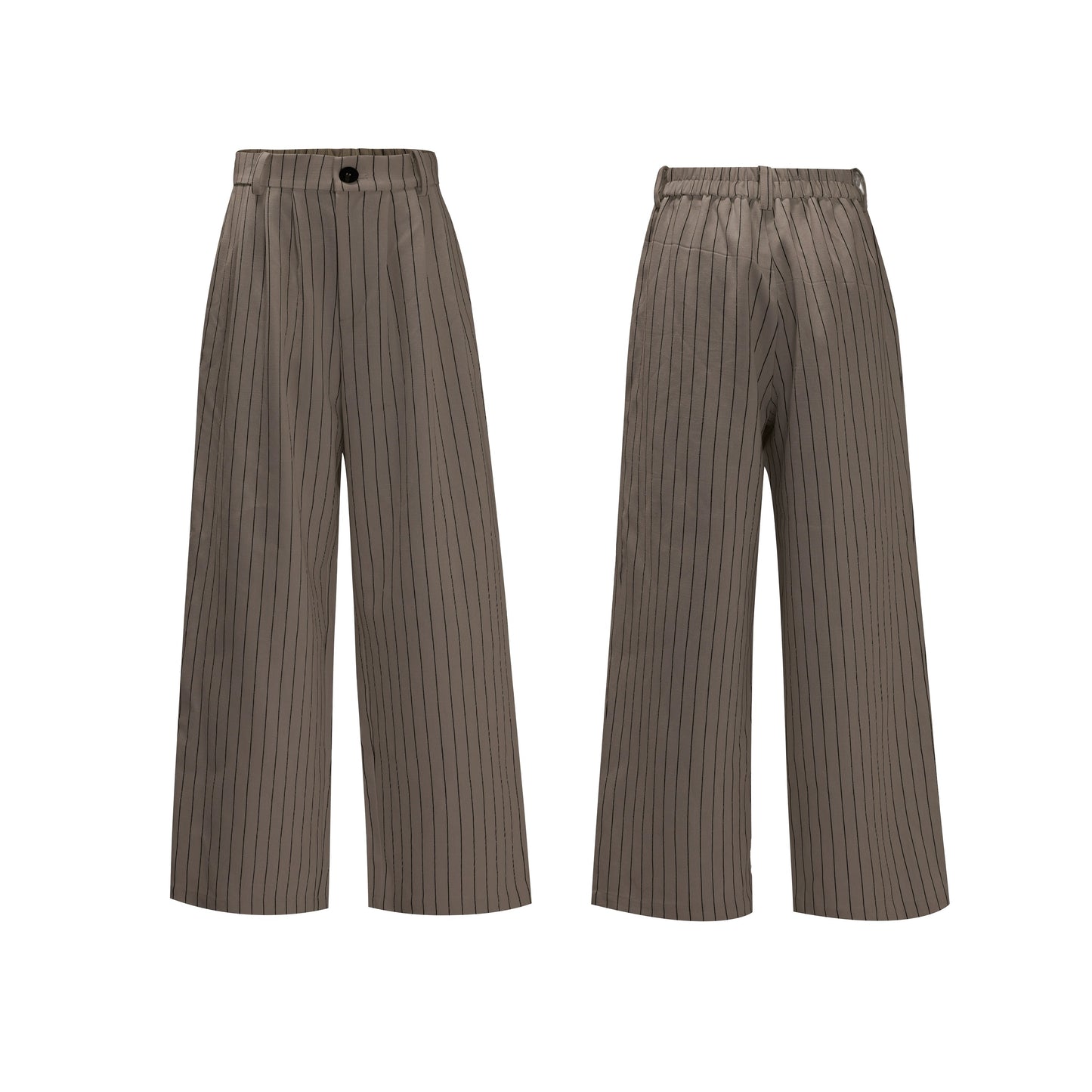 【25s Nov.】Striped Multi-panel Belted Jacket/Trousers