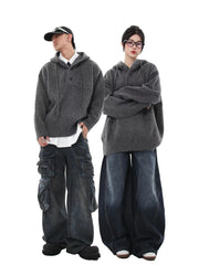 【25s Jul.】Cleanfit Hooded Knit Sweater for Fall/Winter