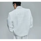 【25s Oct.】Elegant Pearl Honeycomb Design Suit Jacket/Pants