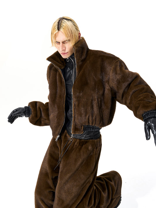 Reversible Winter Fur and Leather Jacket / Pants