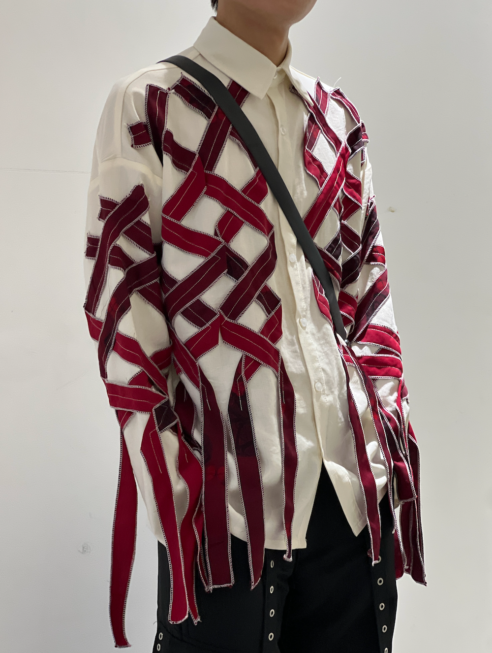 Vintage Fringe Patchwork Shirt