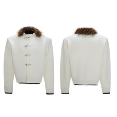 【25s Dec.】Glittery and Luxurious Metal Button Sweater