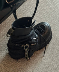 Industrial Platform Combat Ankle Boots