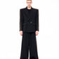 Vertical Striped Double-breasted Elegant Suit