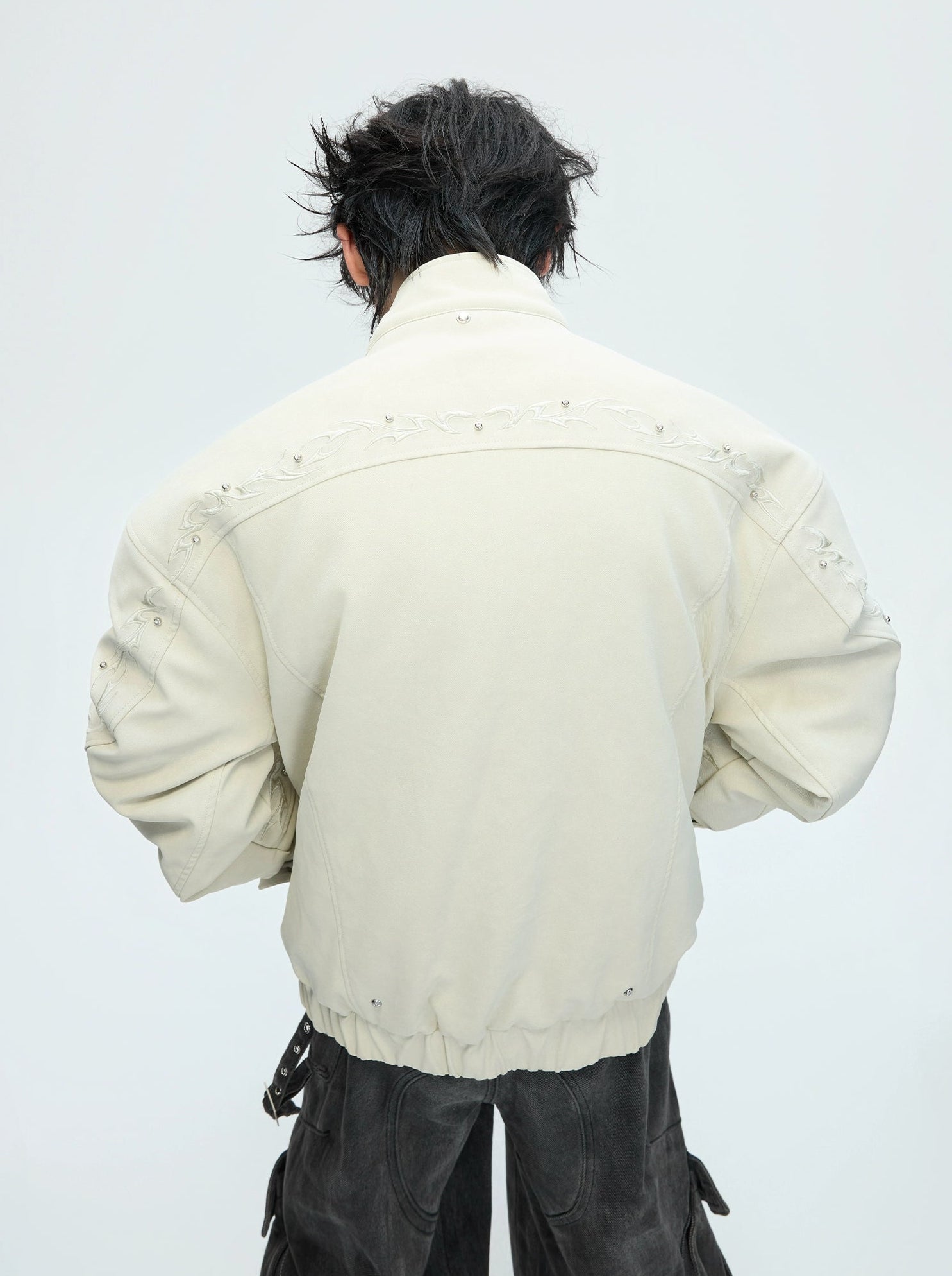 【25s Dec.】Embroidered Washed Cotton Jacket