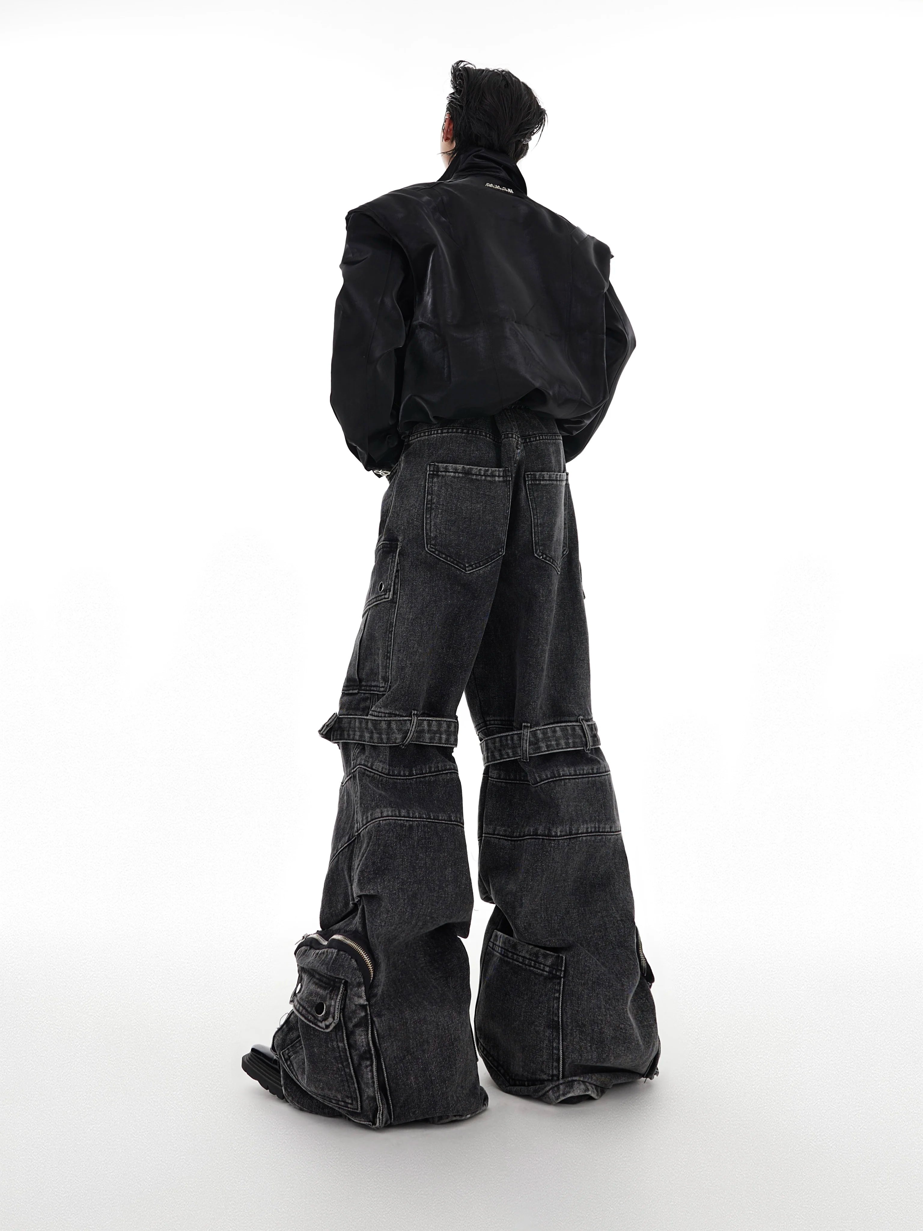 【26s Feb.】Deconstructed Cargo Wide-Leg Denim