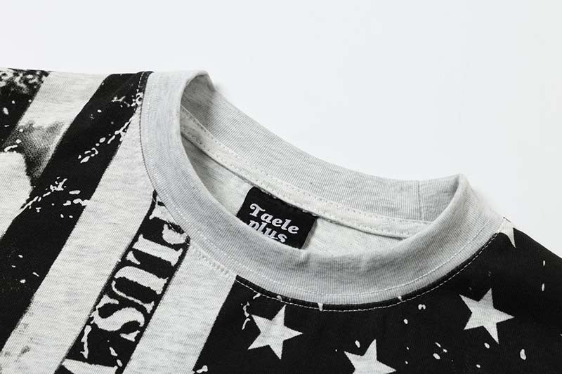 Vintage Flag Star Graphic Tee