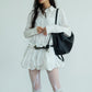 【25s Apr.】New Chinese Style Printed Pleated Bud Dress