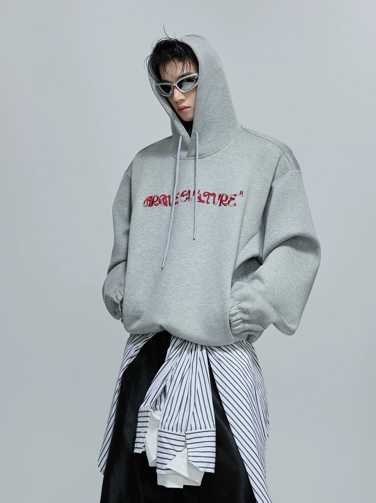 Beaded Embroidered Hoodie