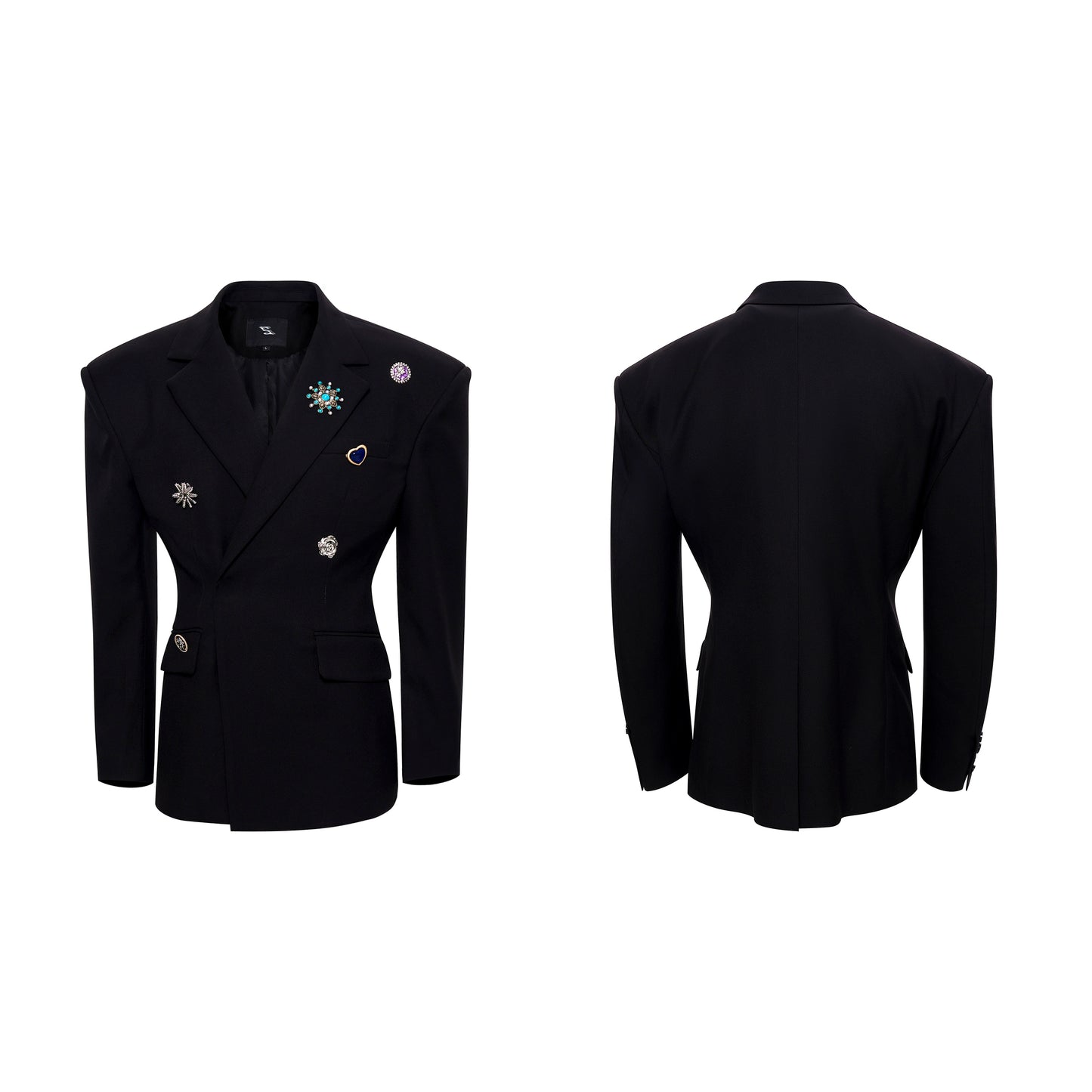 High-end Luxury Metal Brooch Suit / Pants