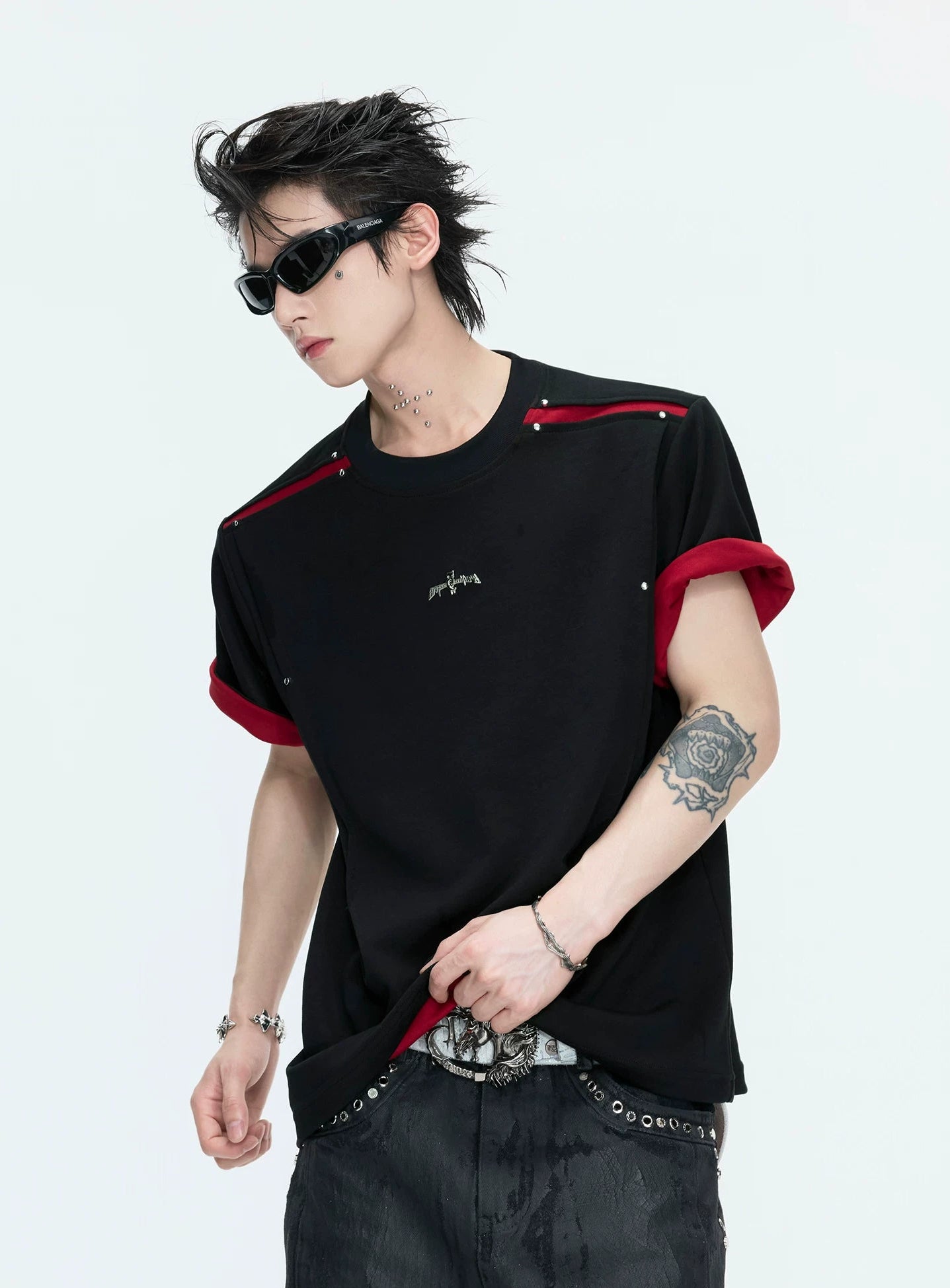 【26s Apr.】Reversible Contrast Oversized Sleeve Tee