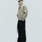 【25s Nov.】Washed Striped Thickened Cotton Coat