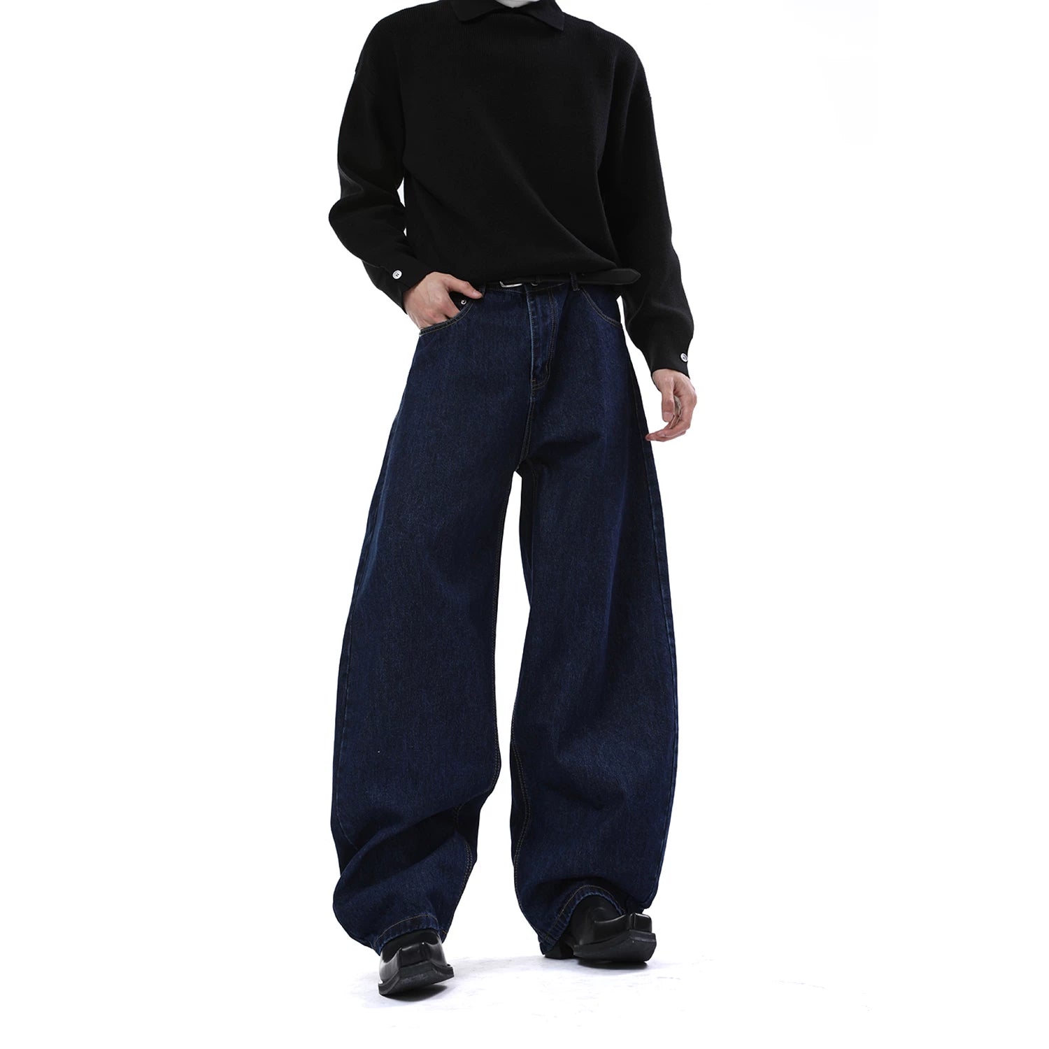 【26s Jan.】Clean-Fit Washed Vintage Straight Denim Pants