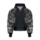 【25s Jul.】Leopard Print Hooded Slim-fit Jacket/Shorts/Trousers